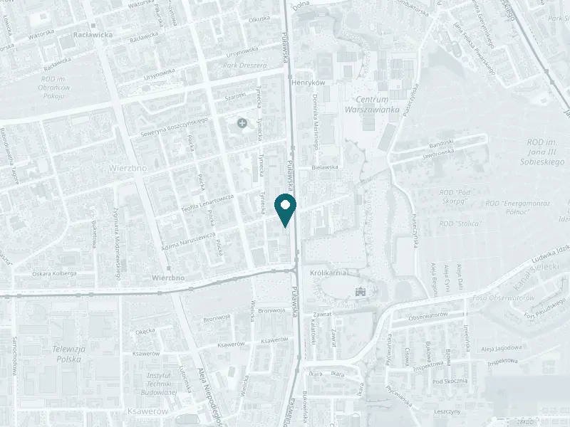 Mapa: Anclara Health & Aesthetics, ul. Puławska 136 lok. 61, Mokotów