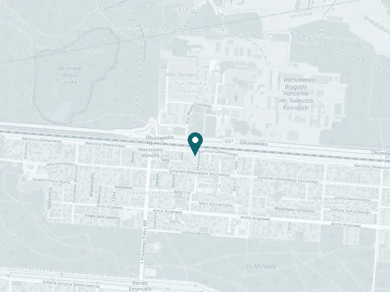 Mapa: Aquarius Medical, ul. Akacjowa 2, Wesoła