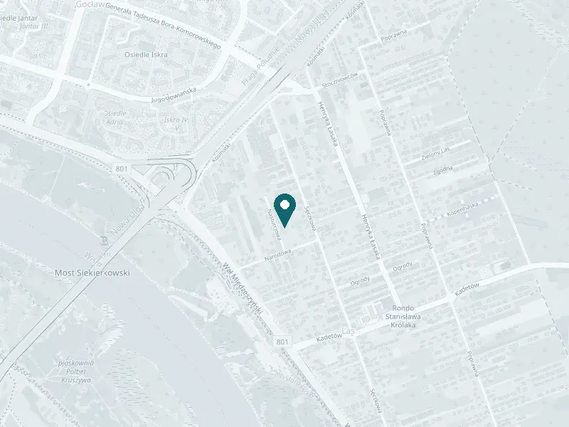 Mapa: Artisan Clinic, ul. Nasturcjowa 6, Wawer