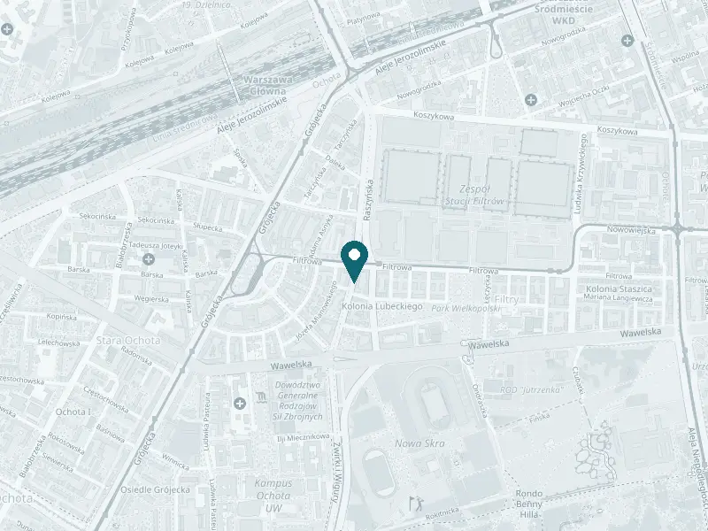 Mapa: Dr. Frankel's Clinic, ul. Raszyńska 15 lok. 4, Ochota