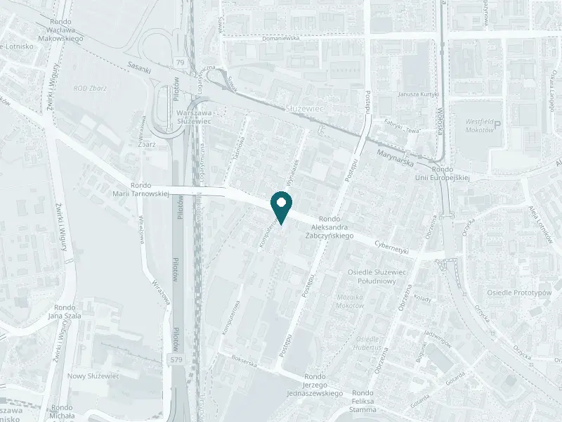 Mapa: EsteticDerma Point, ul. Cybernetyki 15 lok. 136, Mokotów
