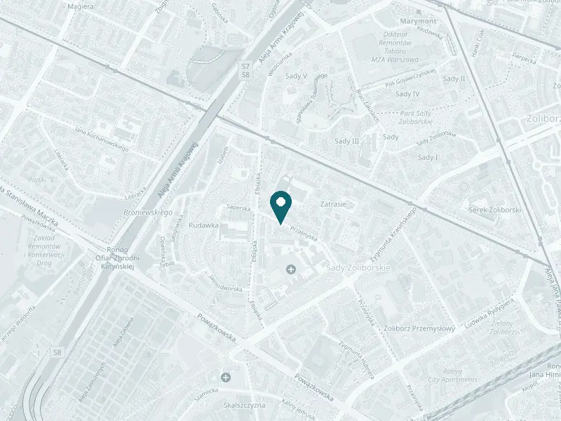 Mapa: FaceMed, ul. Ludwika Rydygiera 13, Żoliborz