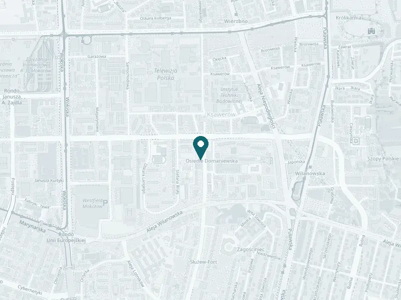 Mapa: Gaja Gabinety Lekarskie, ul. Modzelewskiego 35/U9, Mokotów