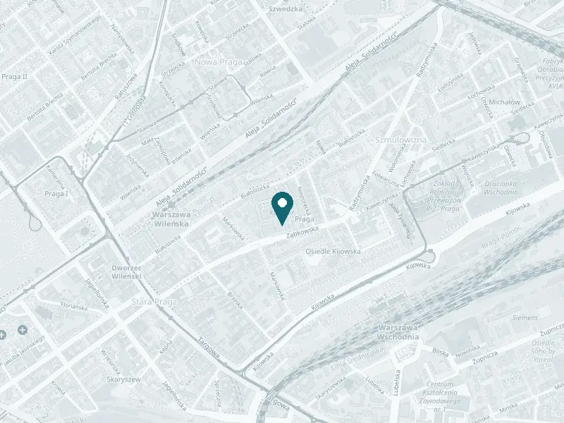 Mapa: Hospittal, ul. Ząbkowska 31, Praga-Północ
