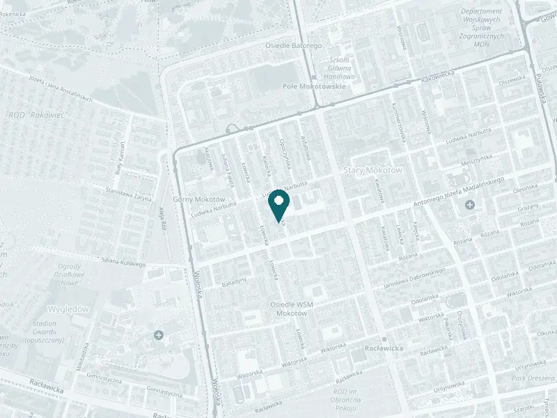 Mapa: Infemini Medi Home, ul. Kielecka 23, Mokotów