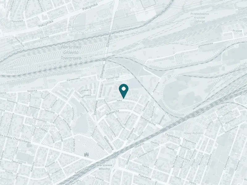 Mapa: Klinika dr Kossut, ul. Nike 29, Włochy