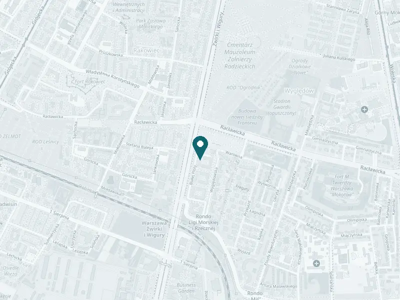 Mapa: Marina MedEstetic, ul. Białej Floty 6 lok. U2, Mokotów