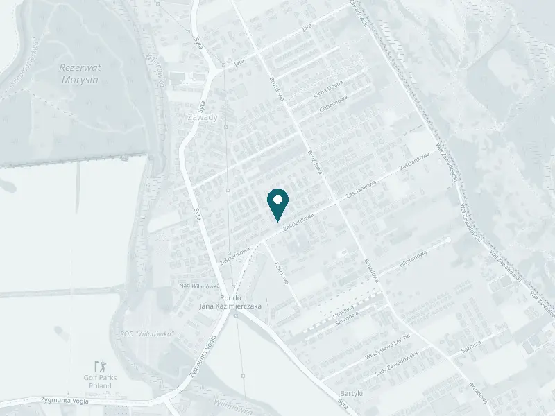 Mapa: mClinic, ul. Zaściankowa 62, Wilanów
