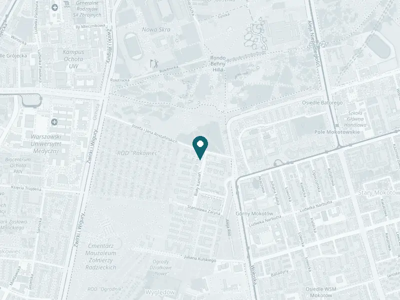 Mapa: Medic House, ul. Biały Kamień 7, Mokotów