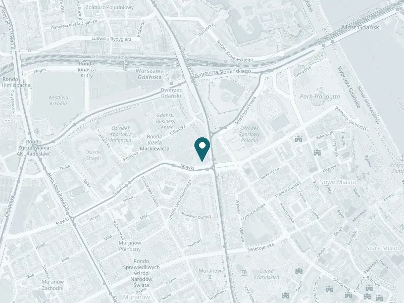 Mapa: Prima Vita Clinic, ul. Stawki 2b, Śródmieście