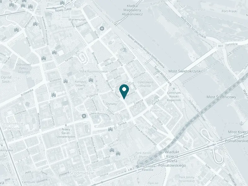 Mapa: Prime Clinic, ul. Topiel 12, Śródmieście