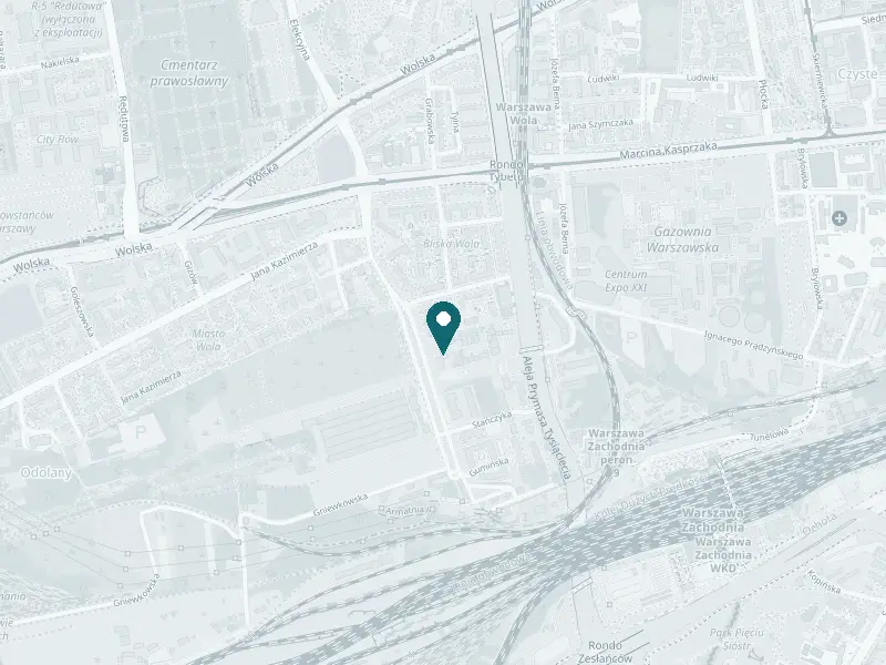 Mapa: Royal Clinic, ul. Juliana Konstantego Ordona 5 lok. U6, Wola