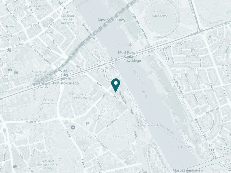 Mapa: Skinfinity, ul. Solec 18/20 lok. U7, Śródmieście